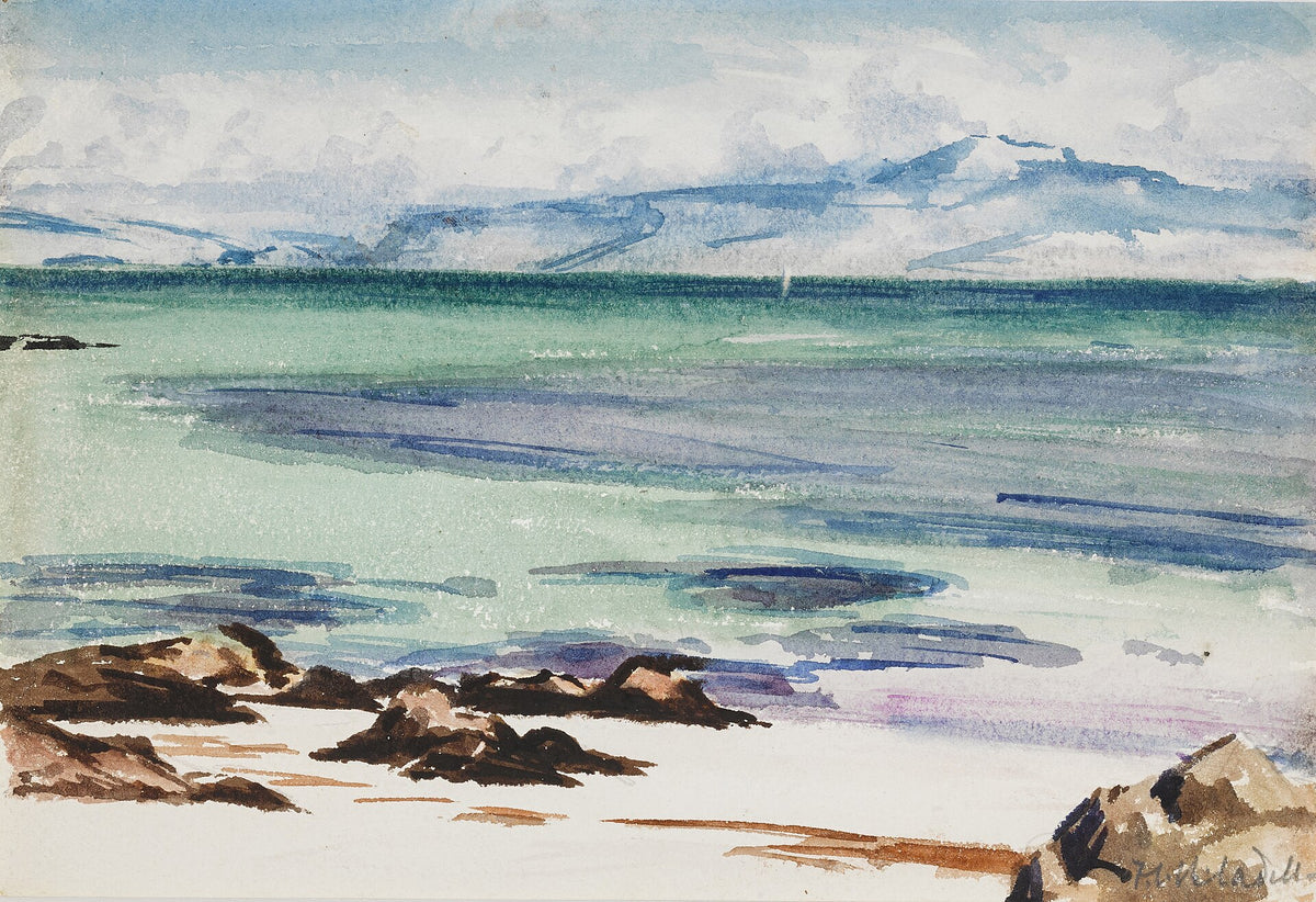 Iona, Looking Towards Mull and Ben More by F. C. B. Cadell