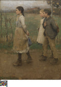 Village Children by James Guthrie