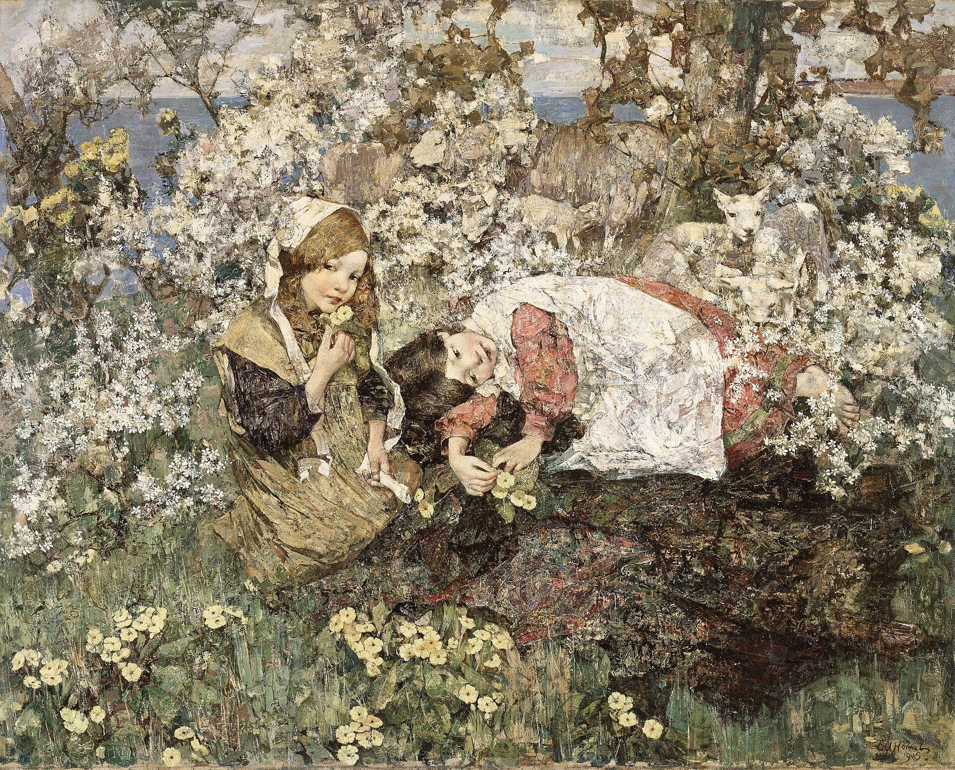 Idyll in Spring by E. A. Hornel