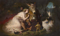 Scene from A Midsummer Night's Dream: Titania and Bottom by Edwin Landseer