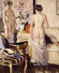 The Model by F. C. B. Cadell, about 1913 — a seated woman in an Edinburgh New Town interior