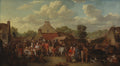 Pitlessie Fair by David Wilkie, 1804 — a crowded Fife village fair with around 140 figures
