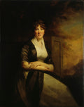 Lady Anne Torphichen in white against a dark ground, painted by Henry Raeburn