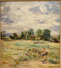 Windy Landscape by William McTaggart, 1890s — wind across open ground in loose brushwork
