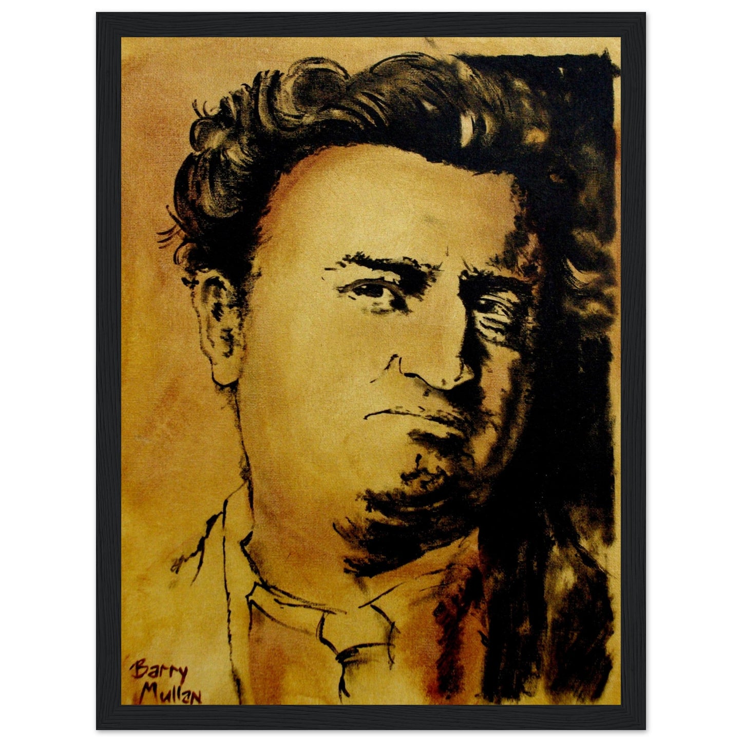 Borstal Boy Brendan Behan Framed Art Print: Tribute to Behan's literary brilliance. Meticulous detail captures resilience & self-discovery. Perfect for literature lovers. Honor Behan's legacy with impactful art.