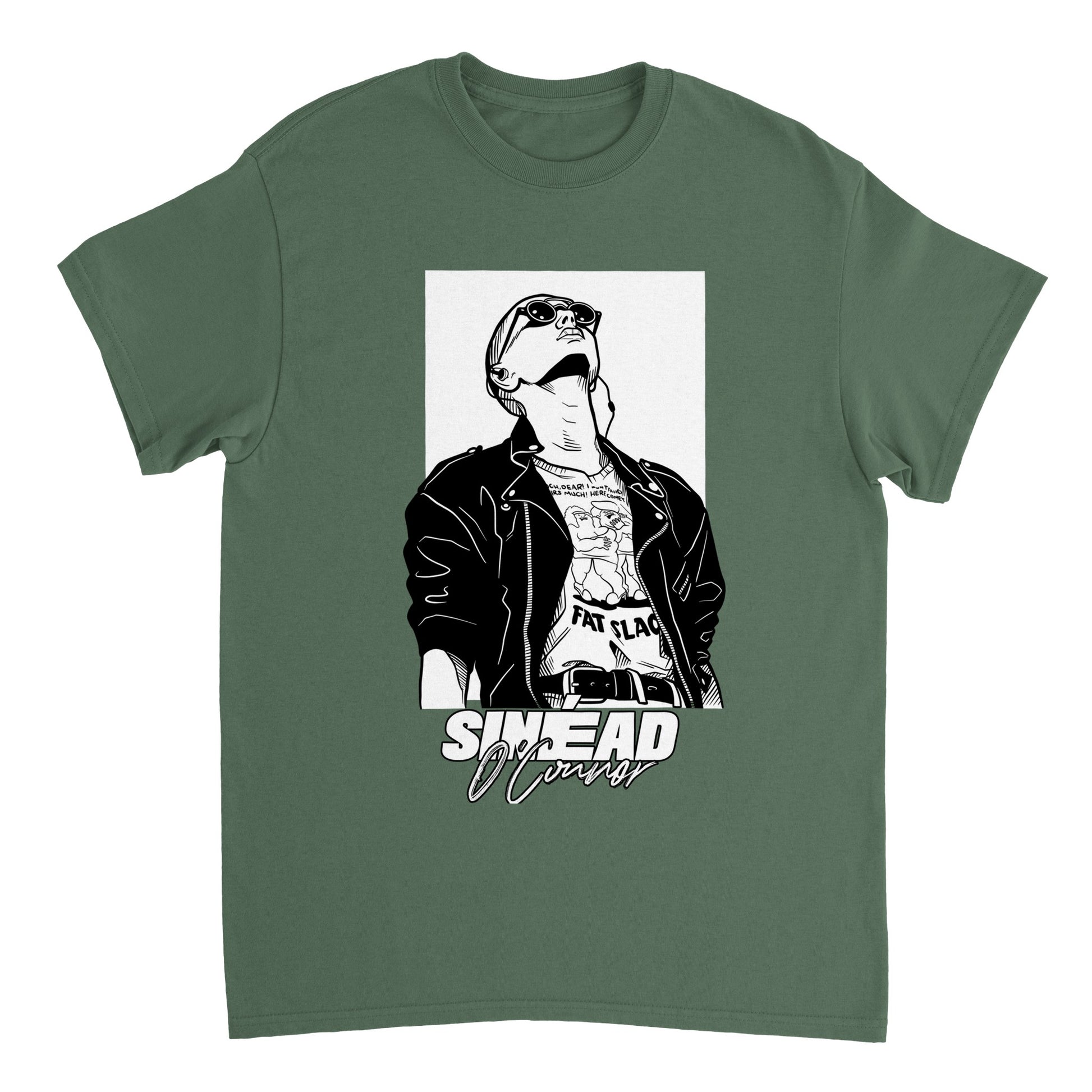 Sinead O'Connor Vintage-Inspired T-Shirt, Retro Music Tee celebrating the Irish singer and protest icon. Timeless artistry captured in this unisex tee, available in various sizes for fans.