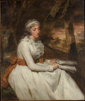 Portrait of Mrs Richard Alexander Oswald in white muslin, painted by Henry Raeburn about 1794