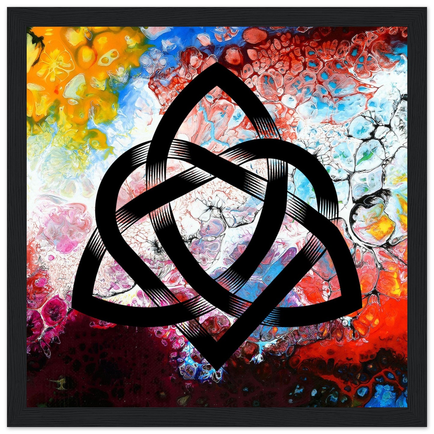 Abstract Celtic Design Framed Art Print