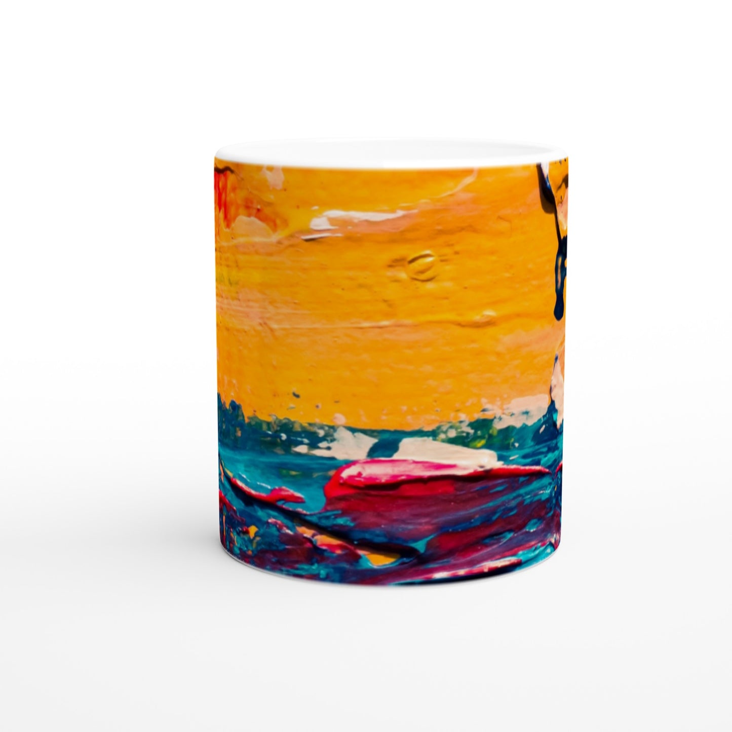 Vibrant Multicolour Abstract Design Mug